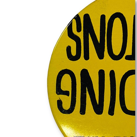 Vintage Don't Waste Time Reading Buttons XL Pinback Pin - Picture 6 of 7